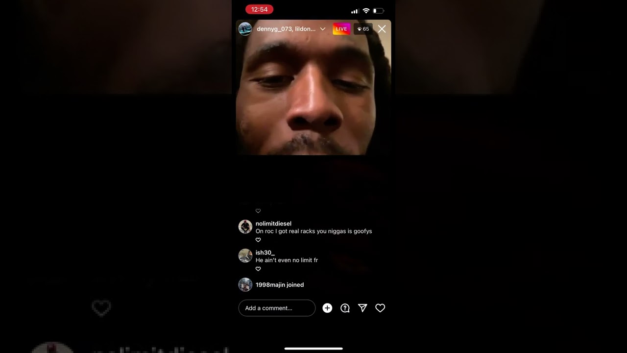 Pocketown lil don & denny G treating no limit diesel on live 😂😂