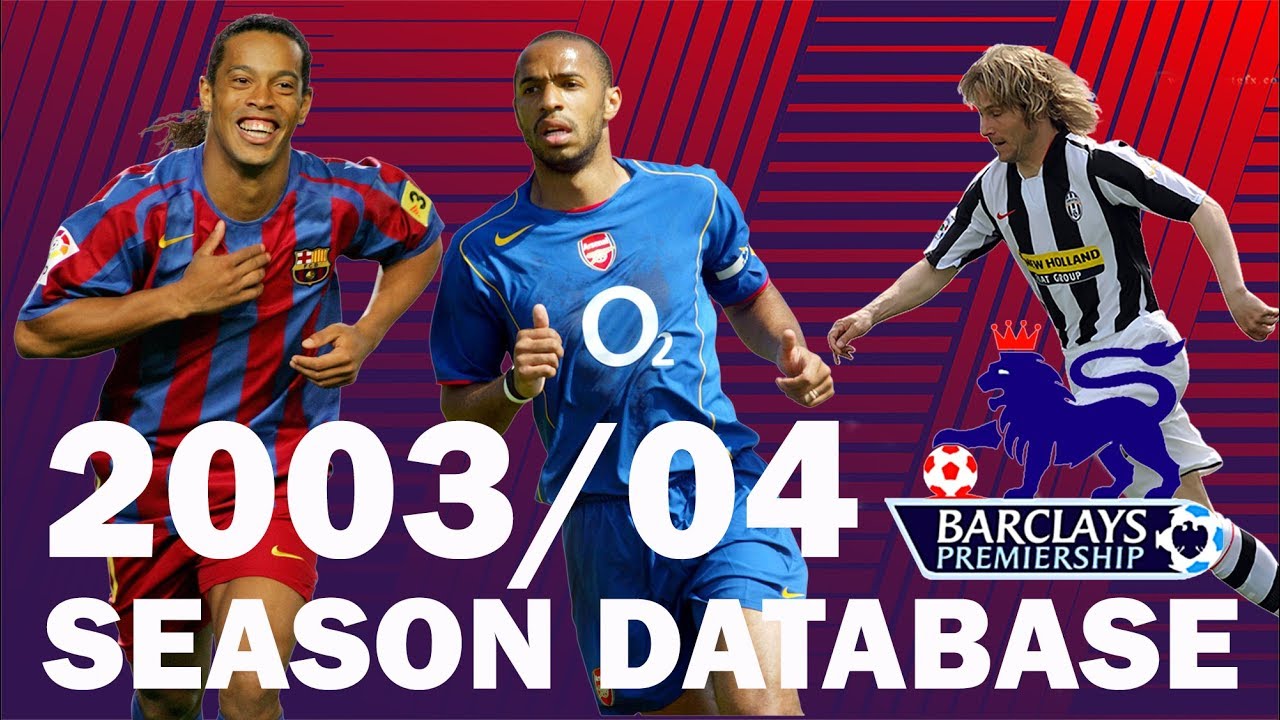 The 2003/04 Season on Football Manager 2019 | FM19 Database Experiment