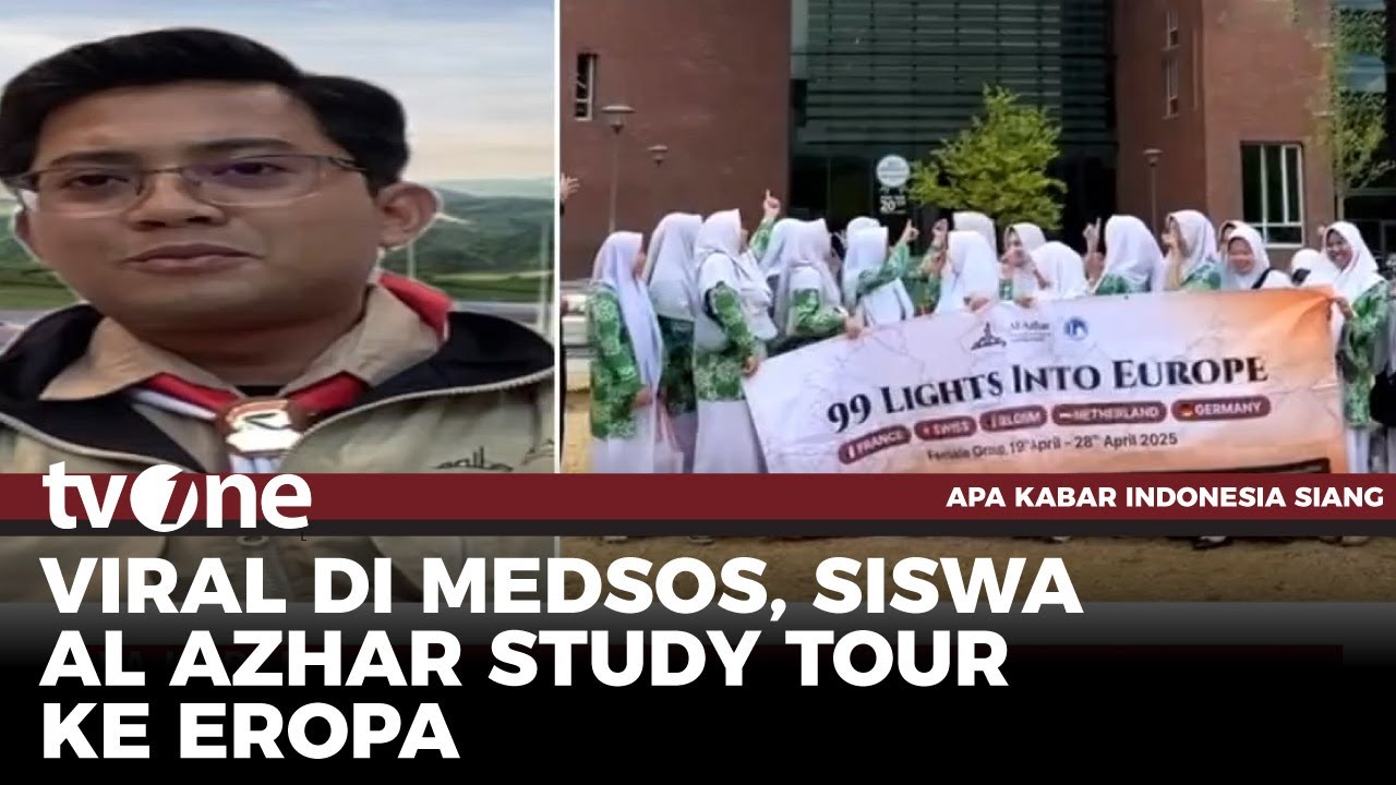 Rombongan Study Tour Siswa Al Azhar yang ke Eropa Viral di Medsos | AKIS tvOne