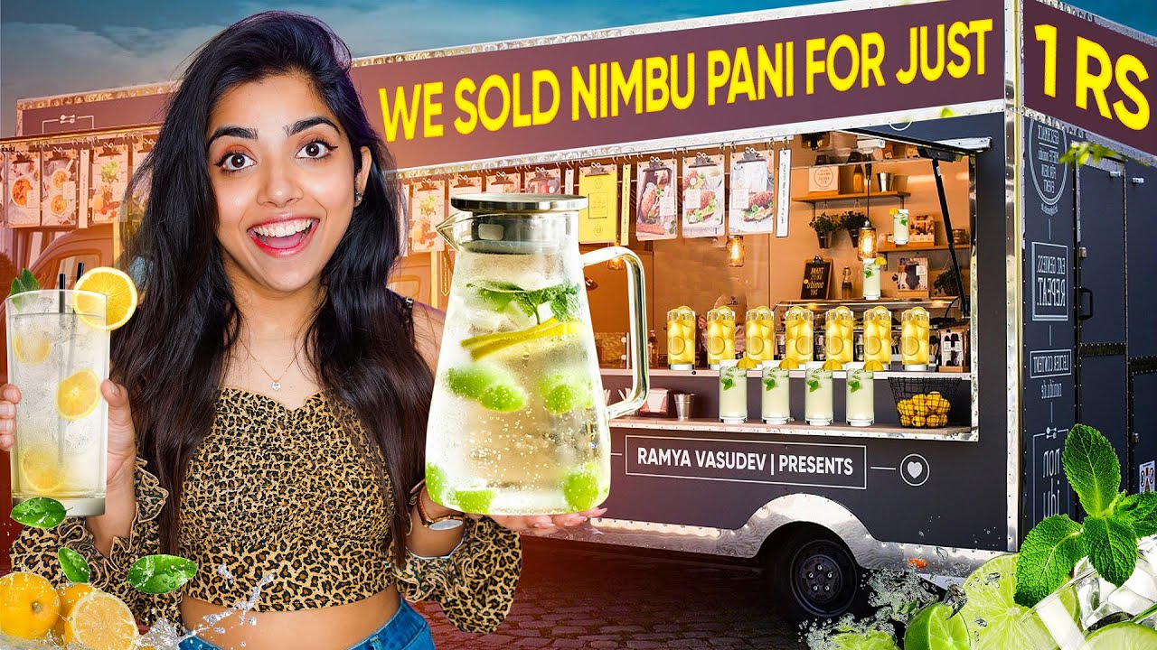 I sold NIMBU PANI 🍋for just 1 RS | *Extreme public reaction*😨 | Ramya Vasudev