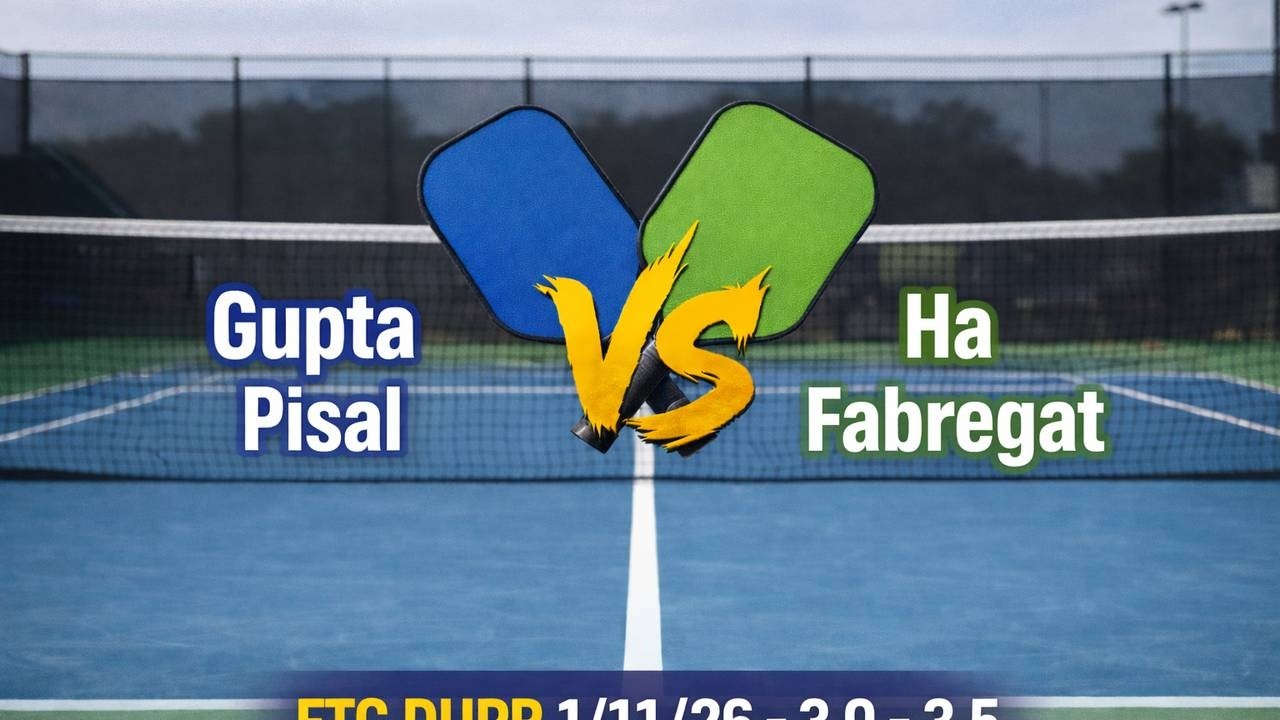 FTC DUPR 1/11/26 - 3.0 - 3.5: Gupta/Pisal vs Ha/Fabregat