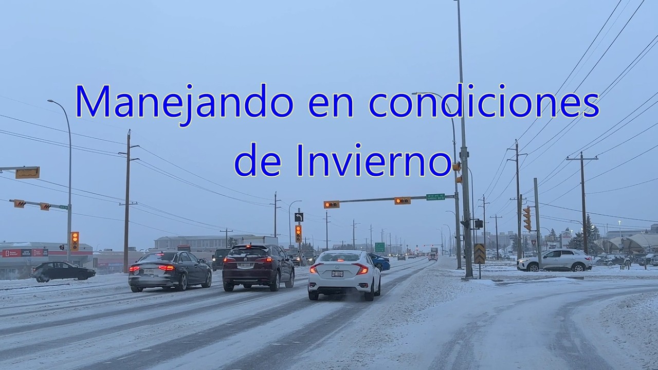 Manejando sobre el hielo después de Tormenta de Nieve | Febrero 2026 | Calgary, Canada