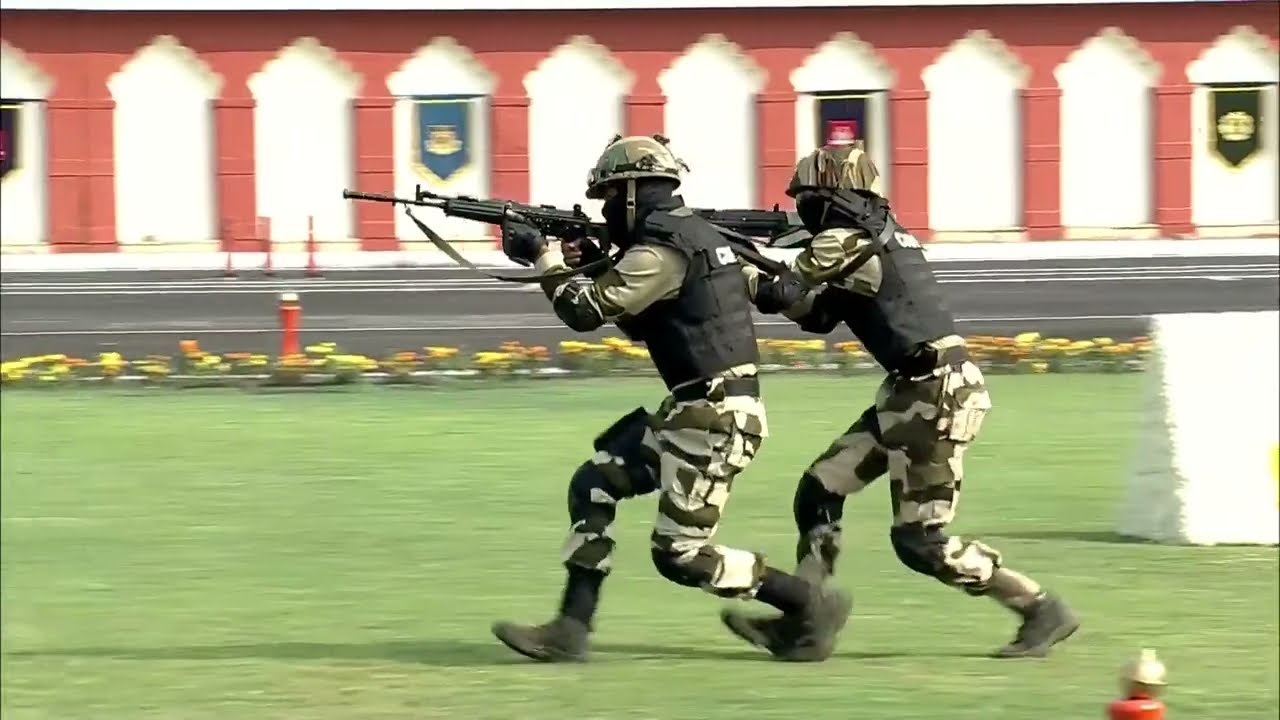 Combat Operation Readiness Performance at 54th #CISF Raising Day Parade - 2023