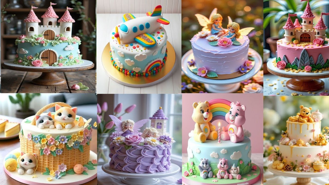 Easy Cake design for babies | Birthday cake Images | 60+ First Birthday Cake Ideas | Birthday Cakes