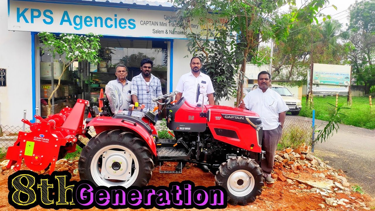 Captain நின் குட்டி tractor | 60+ கும் மேற்பட்ட implements | #captain