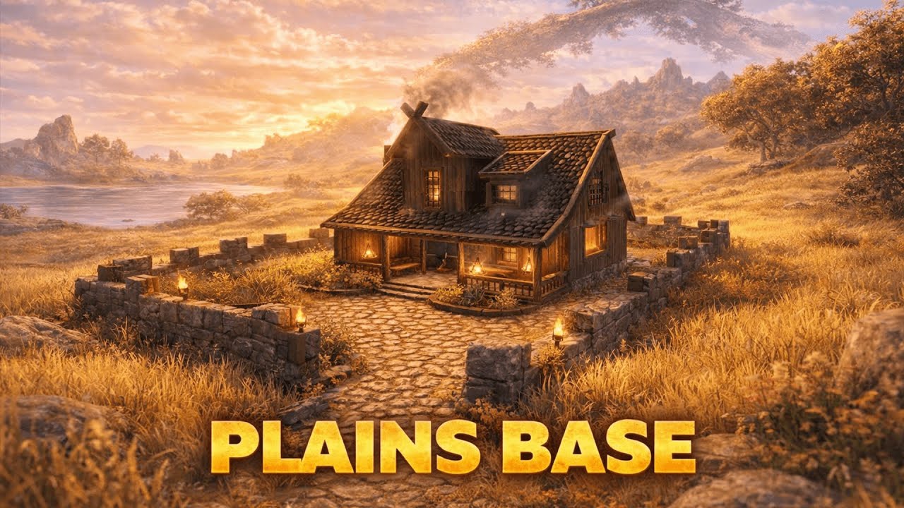 Building a Small Base in the PLAINS Biome 🌾 | Valheim Live