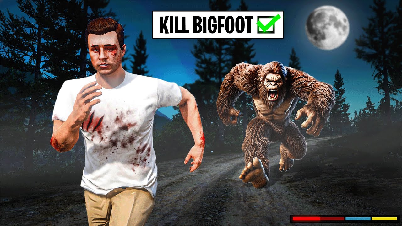 We Got Hunted By BIGFOOT in GTA 5!