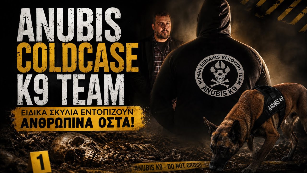 Anubis Coldcase K9 Team | Ειδικά σκυλιά εντοπίζουν ανθρώπινα οστά!
