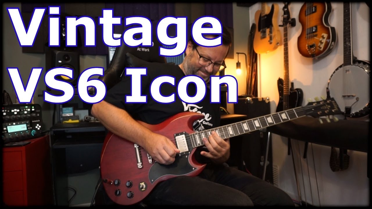 Vintage VS6 Icon Distressed Cherry Red