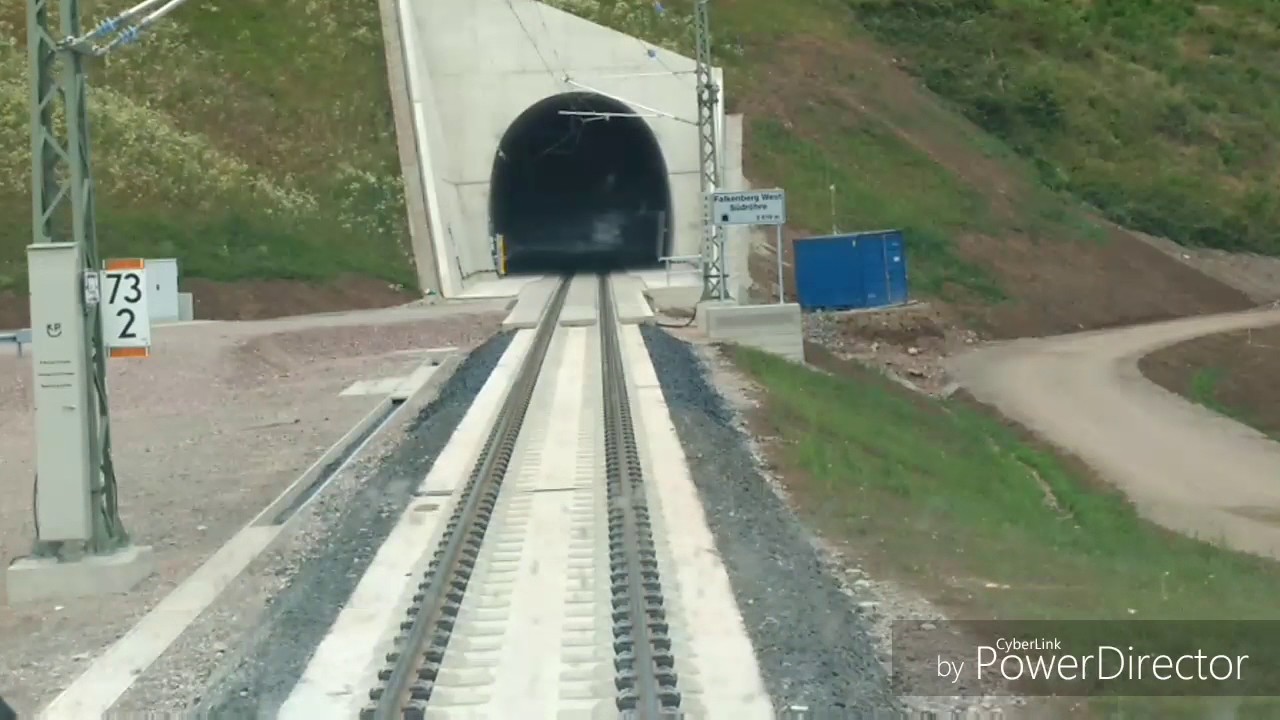 Fahrt über die neue Spessartrampe am 30.6.2017