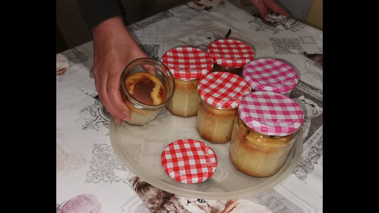Petits gâteaux faciles en bocaux