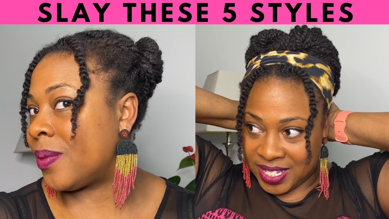 Protective Styles for Natural Hair No Weave | 5 Easy Styles for Hair Growth