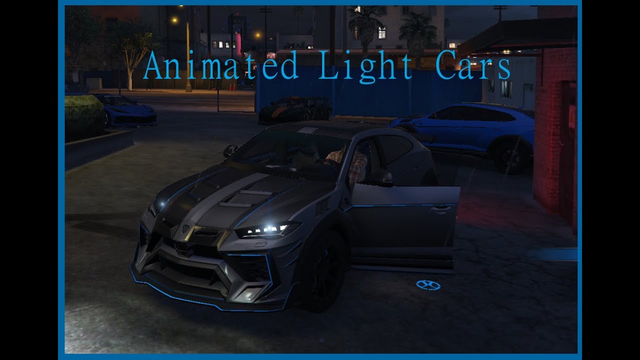 GTA 5 Animated Light Cars FiveM 8 Cars