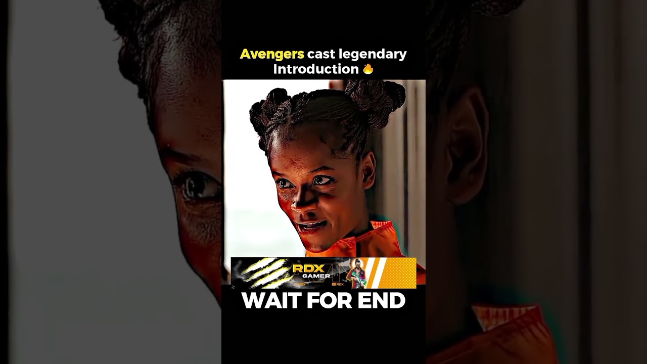 Avengers cast legendary introduction 🔥 