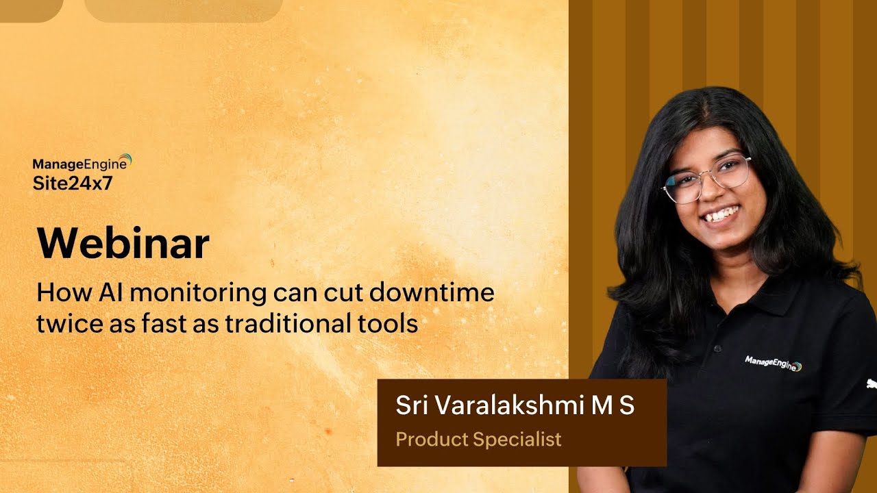 [Webinar] How AI monitoring can cut downtime twice as fast as traditional tools
