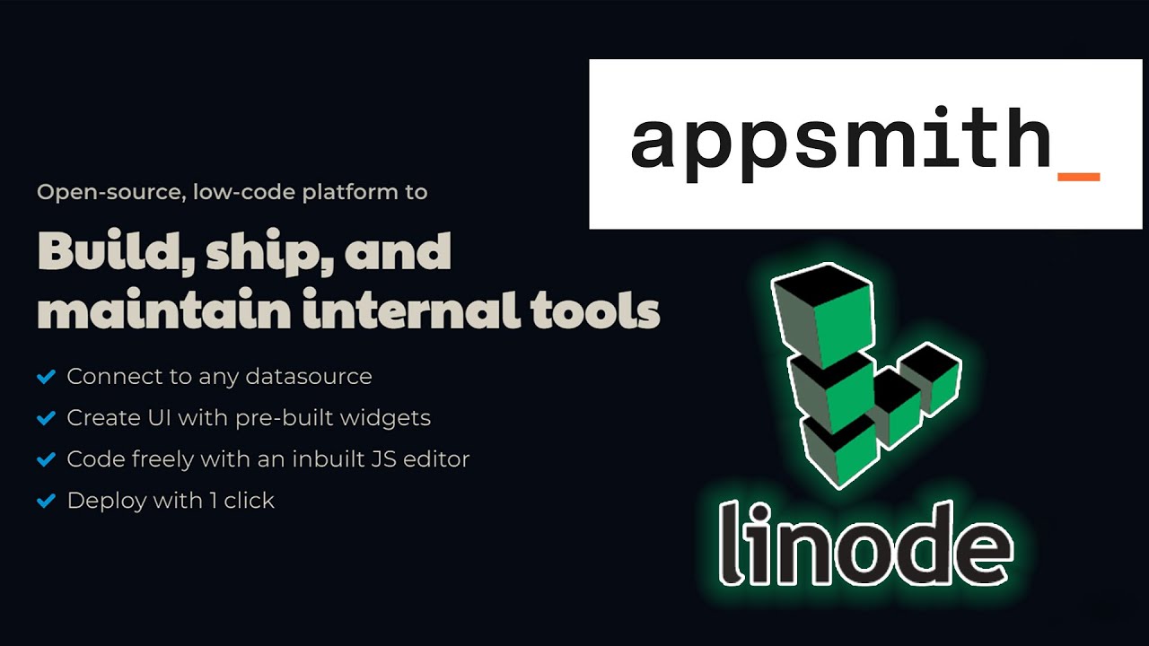 Build Internal Tools in Docker with Appsmith