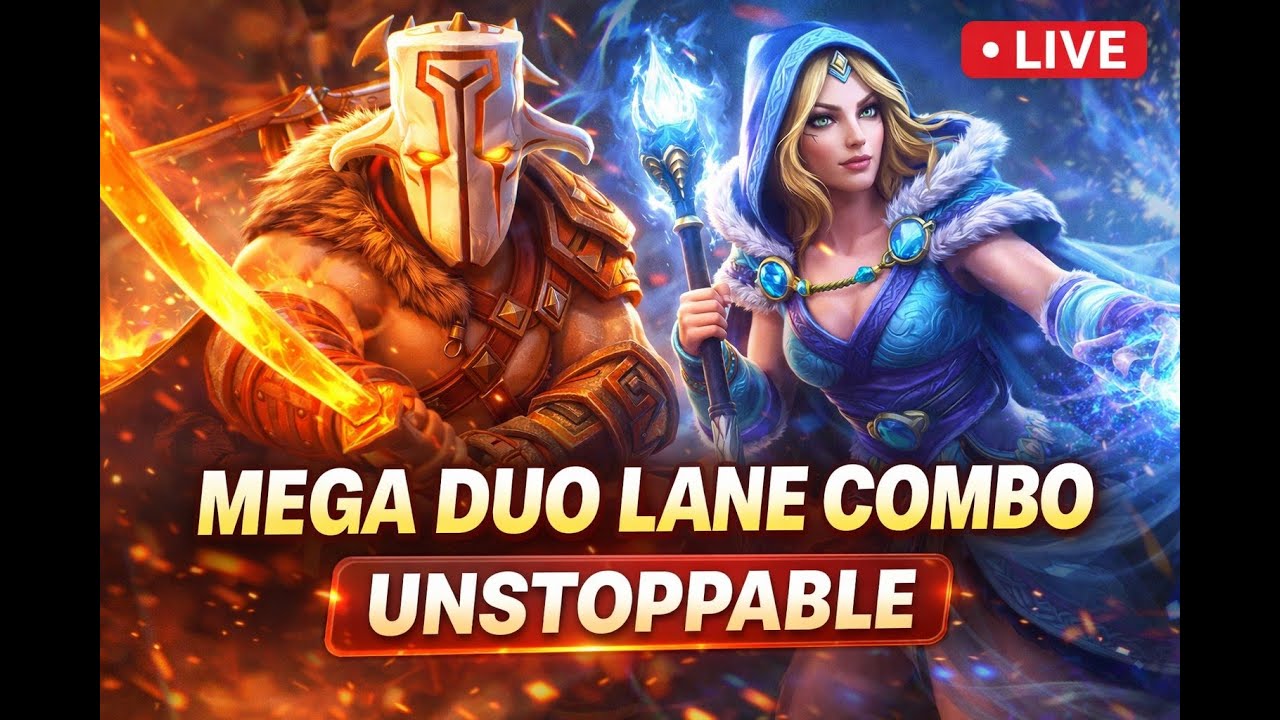 MEGA DUO LANE COMBO — Unstoppable in Dota 2 Live