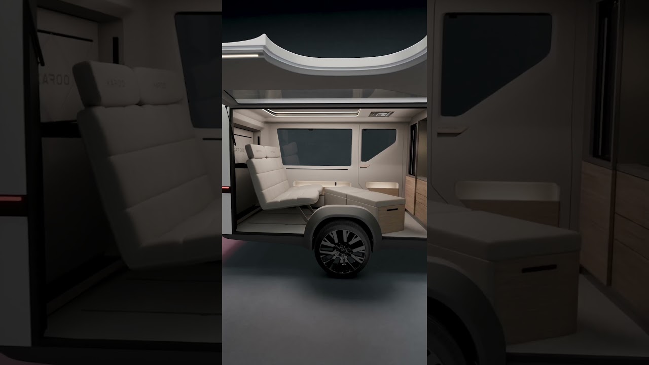 Genialer Wohnwagen: 2024 Karoo Adventure Camper  #camper #camperlife #evcamper #transformers #shorts