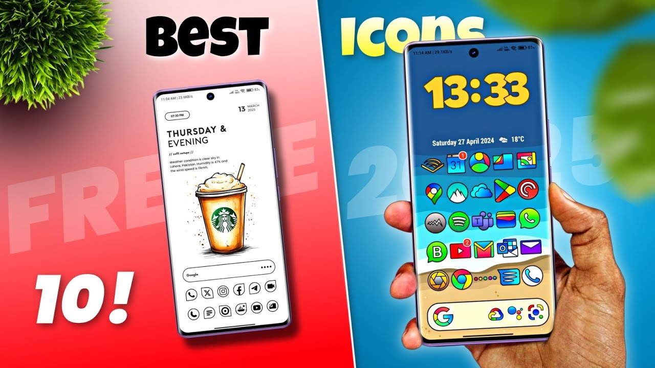 10 MIND-BLOWING Best New Icon Pack For Android 2025 | [100% FREE]