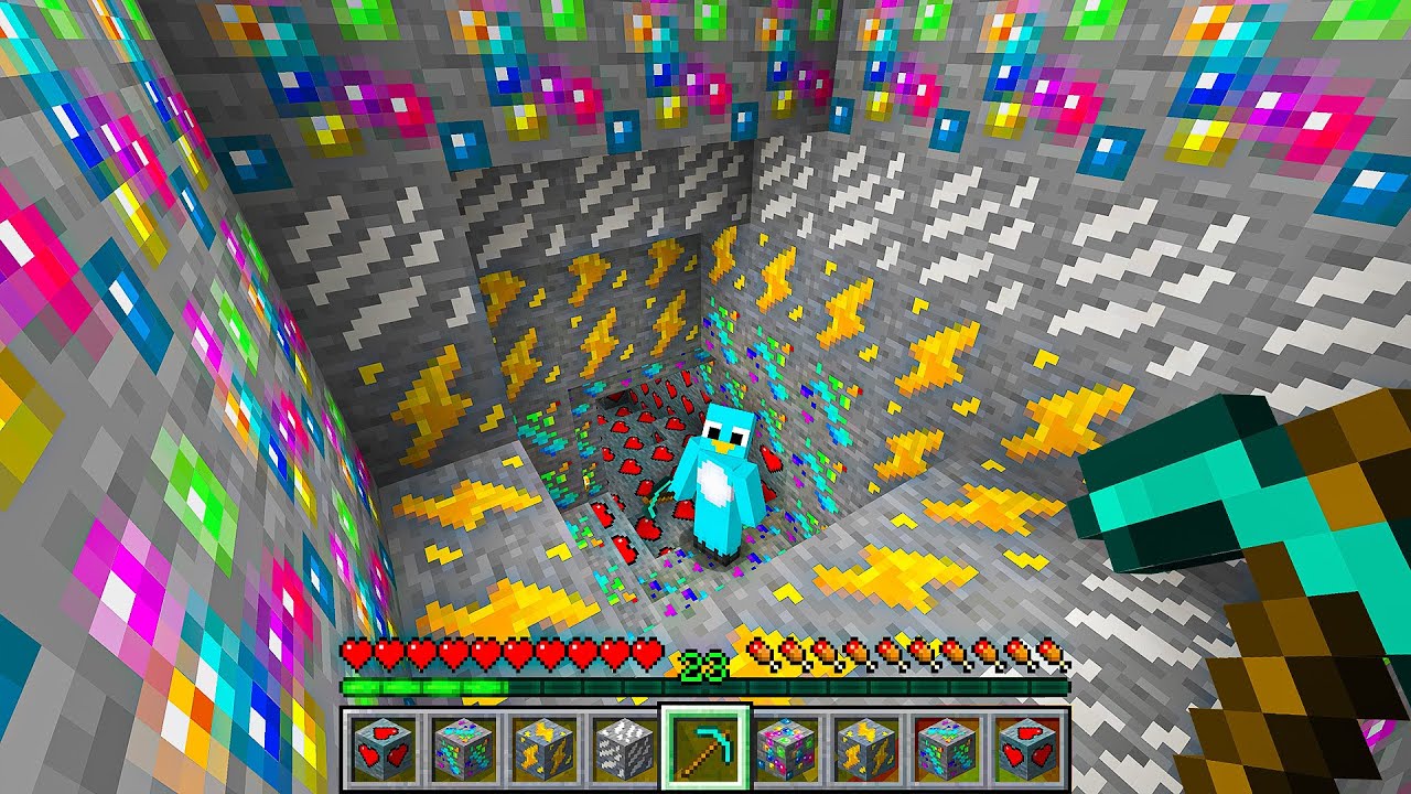 Minecraft, But There's Secret Ores!