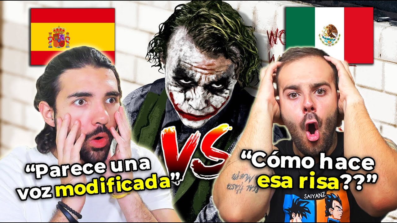 🇪🇸 2 ESPAÑOLES REACCIONAN AL DOBLAJE LATINO VS ESPAÑOL 🇲🇽 DEL JOKER EN BATMAN - NoMeDuchoGT