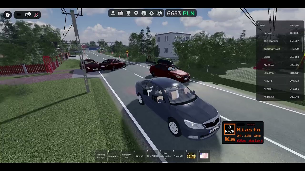 polish car driving
