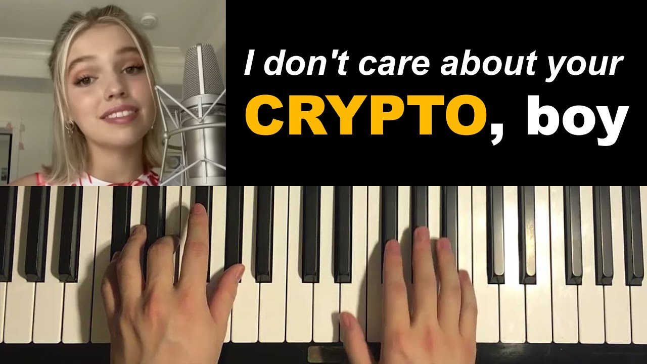 I don't care about your CRYPTO, boy - Meme Song (Piano Tutorial Lesson)