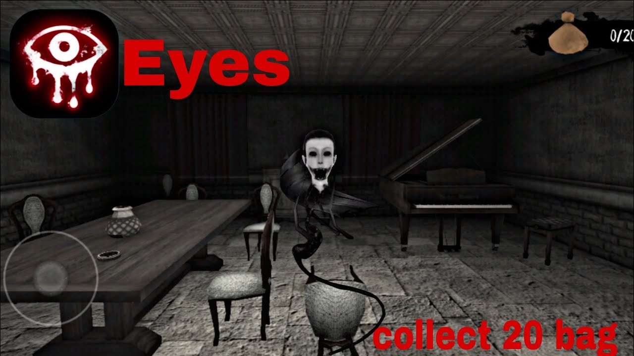 Eyes horror game collect 20 bag normal mod Multiplayer horror game 