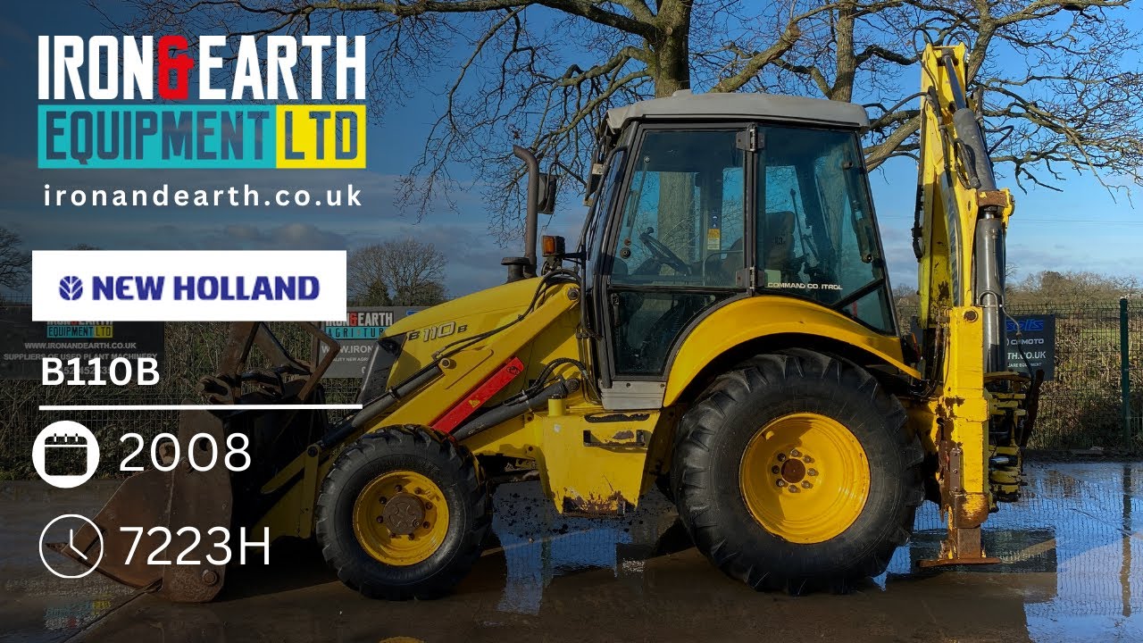 2008 New Holland B110B Backhoe Loader 