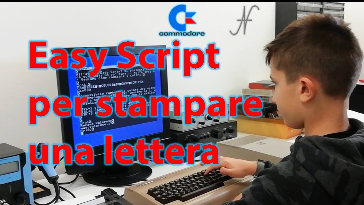 Easy Script, WRITE and PRINT a LETTER with the Commodore 64, in 4 steps!