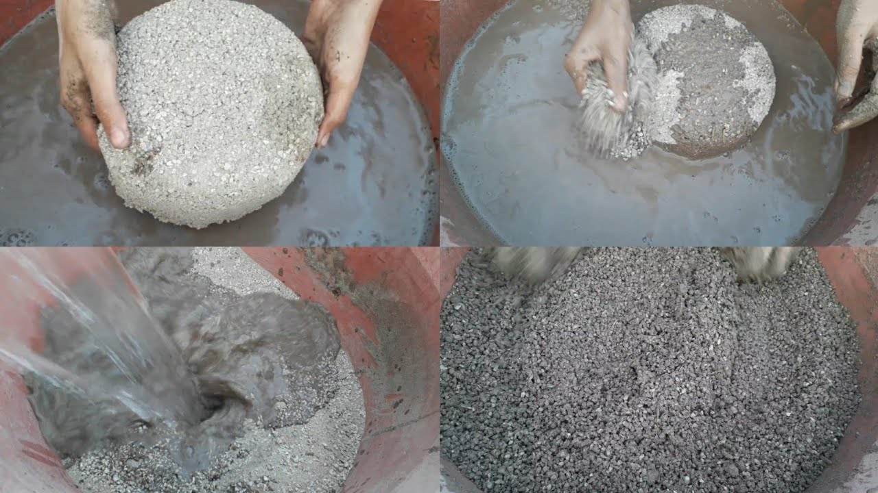 New video 💦 White sand stones cakes crumbling dry + water ❤️ asmr satisfying video 💦❤️mini libi