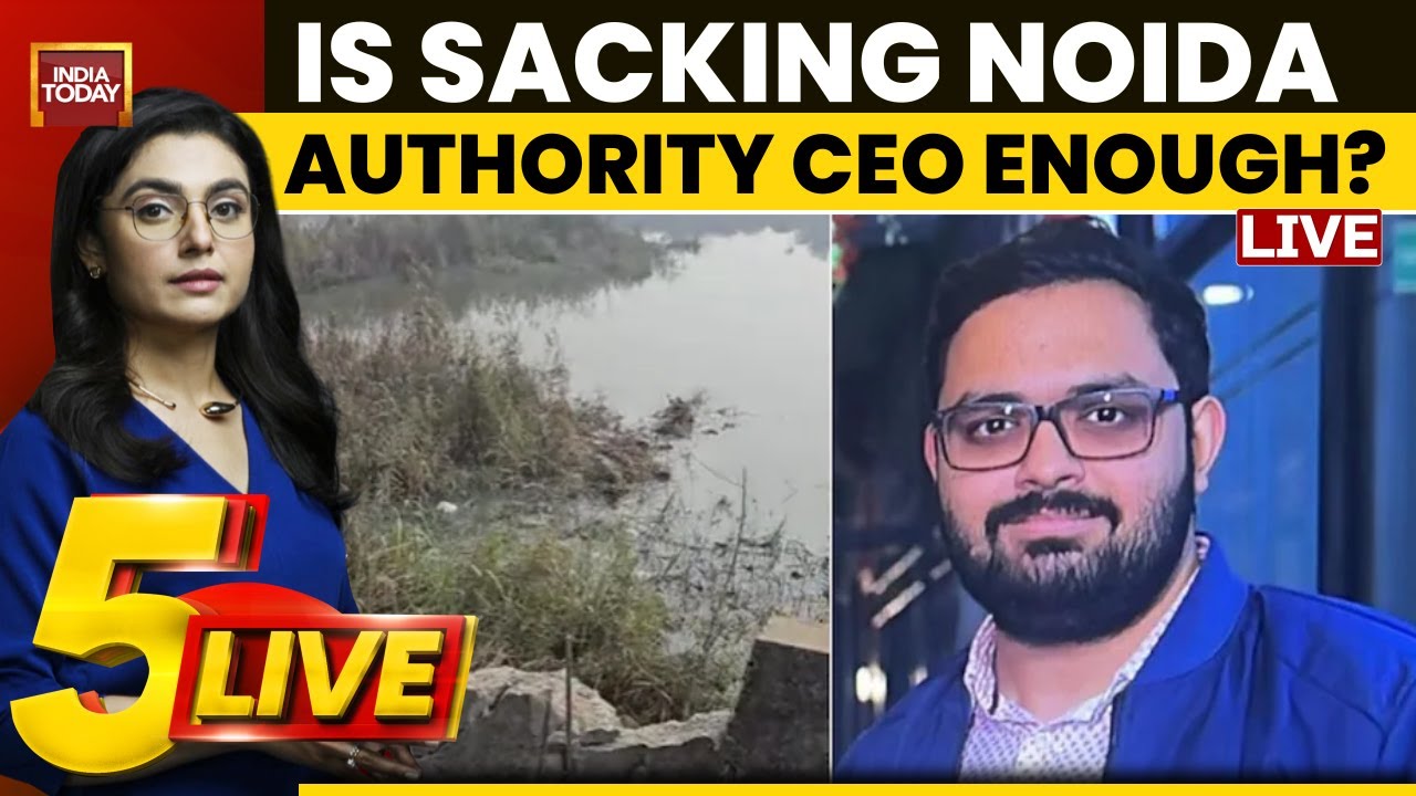 Noida Techie Drowns: Who Is Accountable For Yuvraj Mehta's Death In Noida? | 5ive LIVE with Sonal