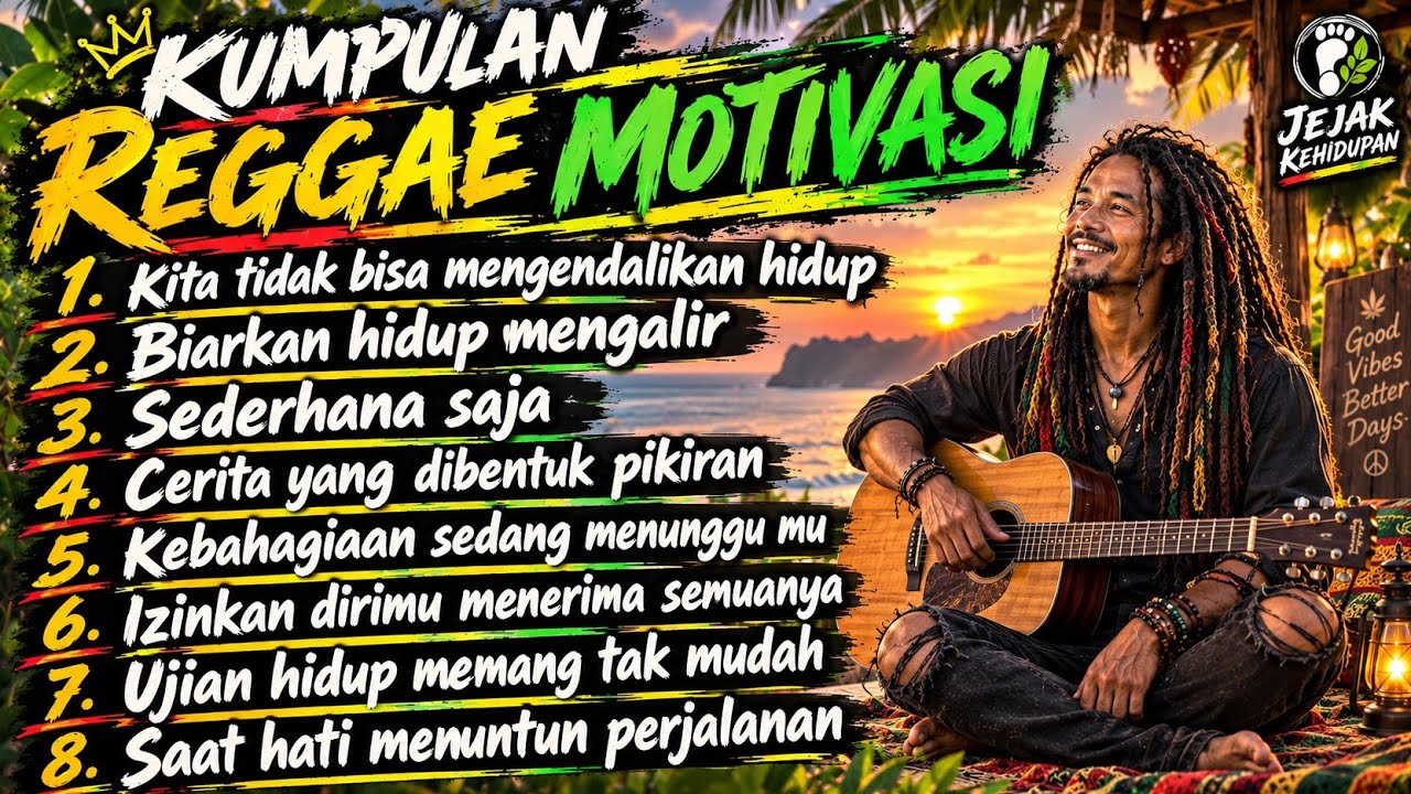 KUMPULAN REGGAE MOTIVASI 2026🌻|| KITA TIDAK BISA MENGENDALIKAN HIDUP‼️|| SLOW REGGAE RENUNGAN☕🌴🌴🌴🌴