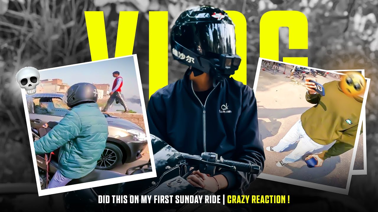 CRAZY SUNDAY RIDE😱 !! FRIEND'S EPIC REACTION ON MY RS200 !! RASTA BHATAK GYA 😩