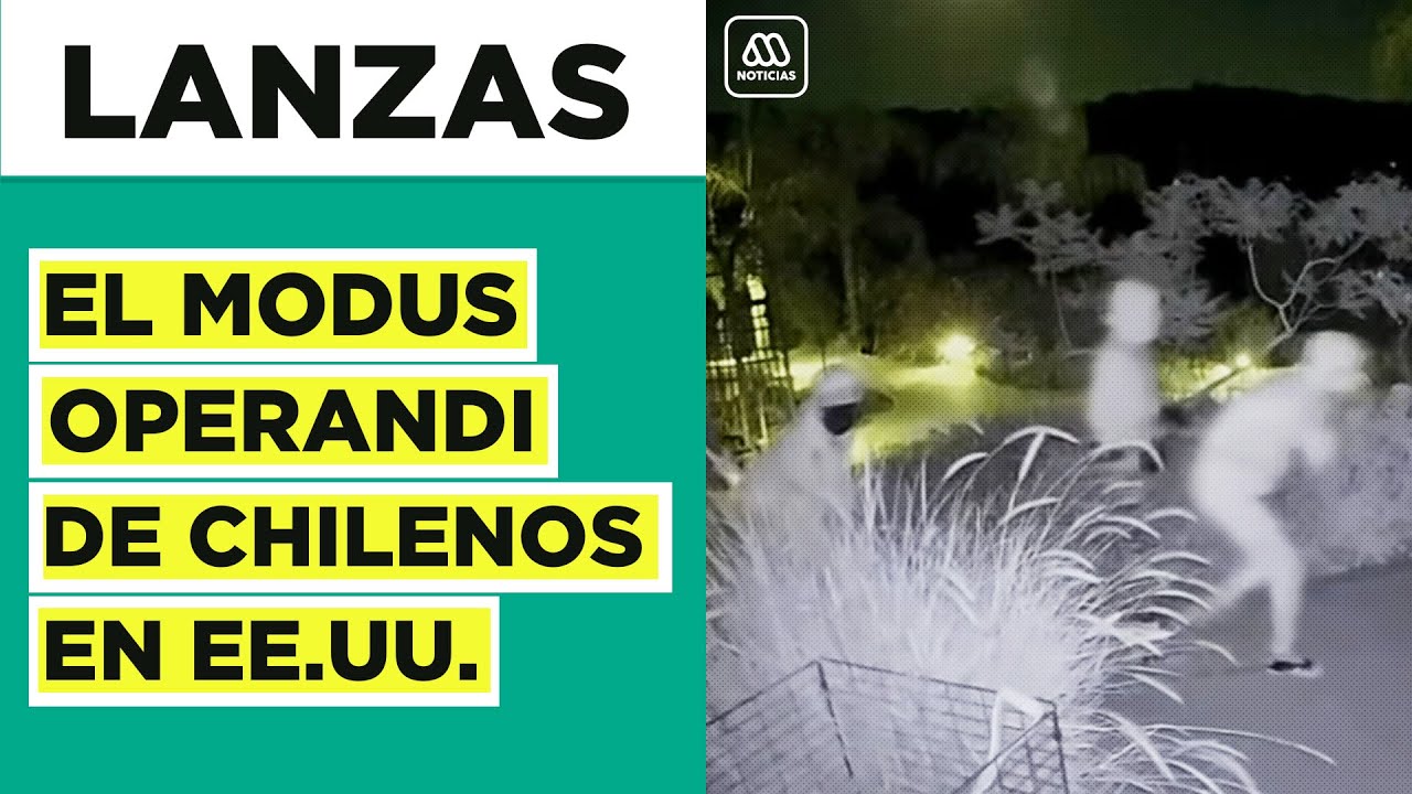 Lanzas chilenos en EEUU: Delincuentes atacan barrios exclusivos