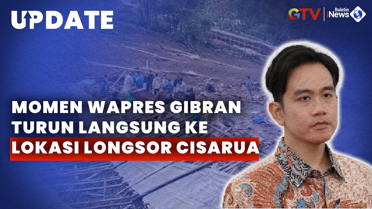 Tinjau Longsor Cisarua, Wapres Gibran Pantau Langsung Proses Evakuasi
