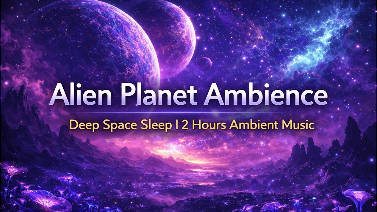 Alien Planet Ambience – Deep Space Sleep | 2 Hours Ambient Music