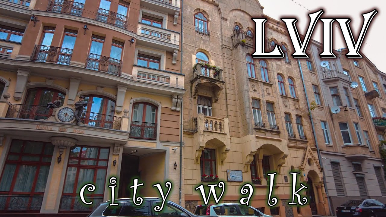🇺🇦 Architectural Masterpiece of Lviv. Ukraine 2023 4K 60fps. Walking Tour  ЛЬВІВ. УКРАЇНА