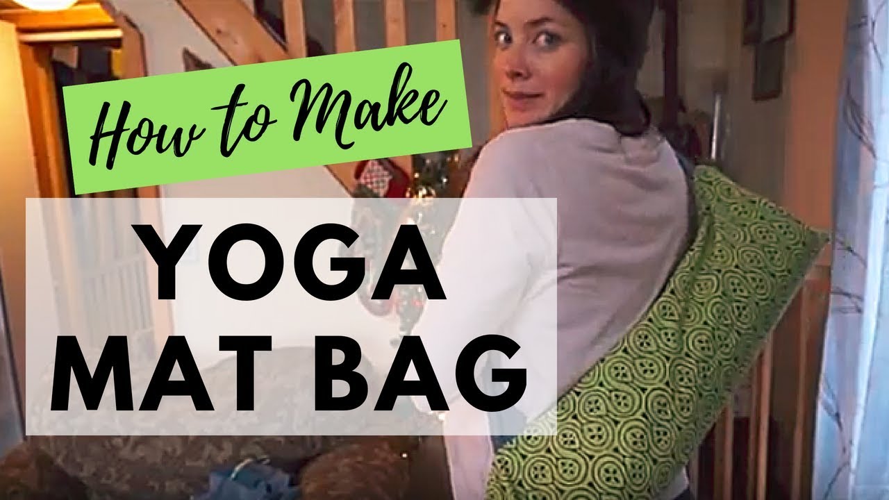 How to Make a Yoga Mat Bag| Upcycled Pillowcase