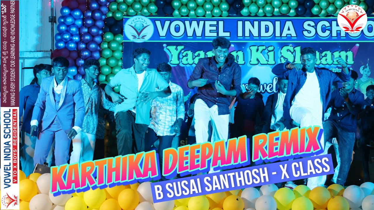 Karthika Deepam Remix | B Santhosh -X | Yaaron Ki Shaam-The Farewell Party 2026 | Vowel India School