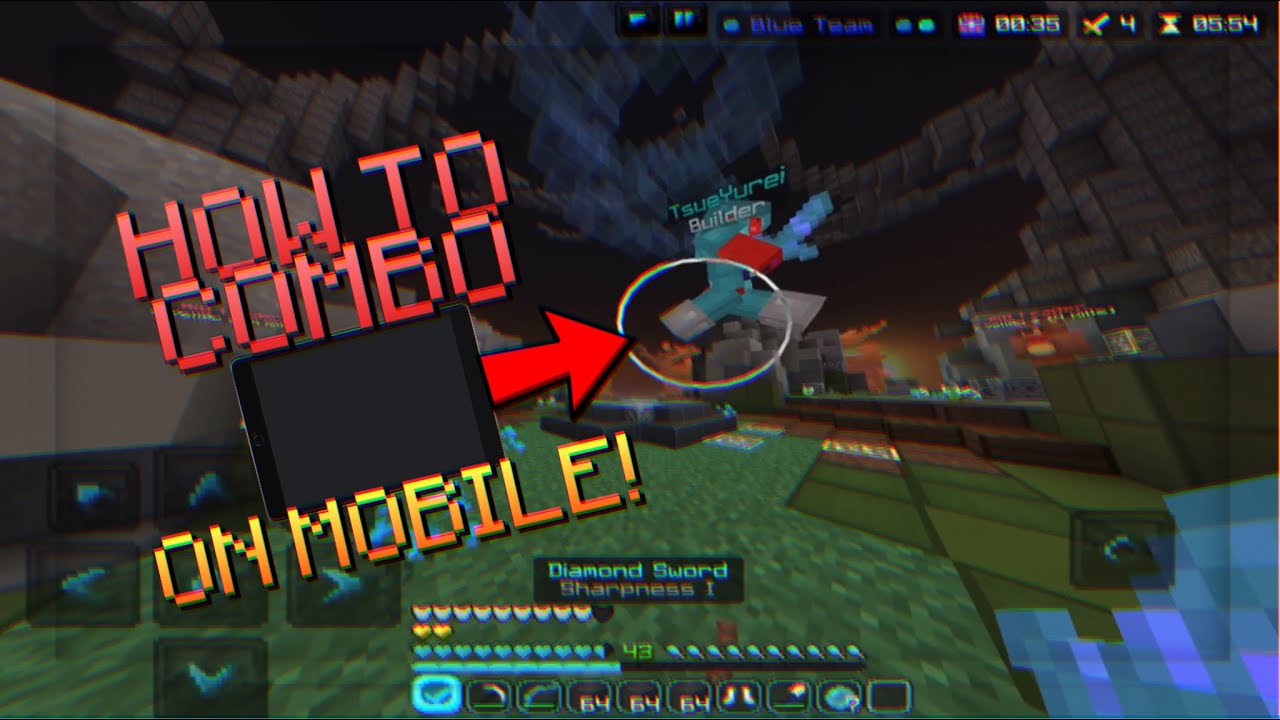 The Mobile PvP Tutorial // How to Combo in MCPE