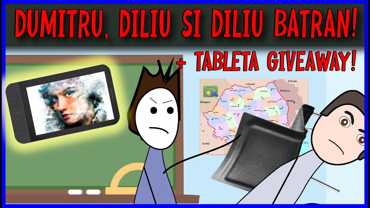 TABLETA GAOMON PD156 PRO + TABLETA GIVEAWAY + DUMITRU, DILIU SI DILIU BATRAN!