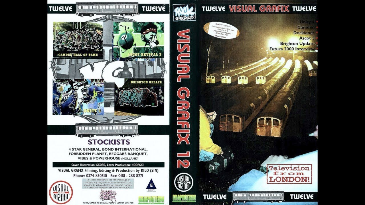 Visual Grafix 12 | Homebrew UK Graffiti VHS | 1995