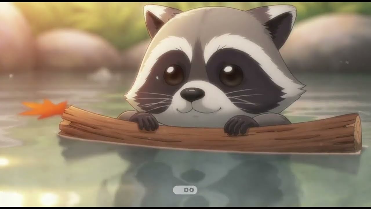 Hot Springs Healing Soak | Mochi & Tanuki Healing Van Life溫泉小鎮的泡湯治癒時光  #GhibliStyle