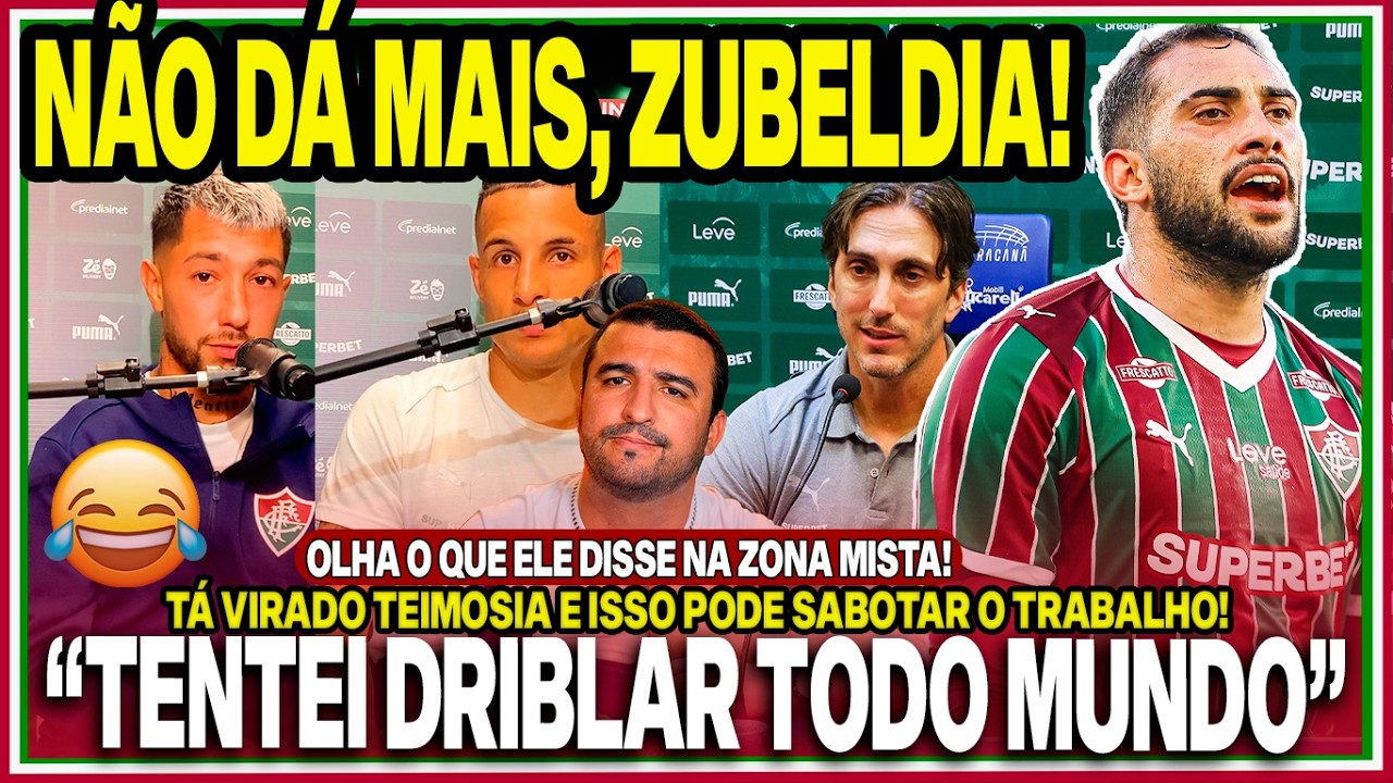 🔴ULTIMATO PELA BARRAÇÃO! CARTA ABERTA A ZUBELDIA! MANDOU A REAL!😂ACOSTA TIROU ONDA! SURPREENDEU!