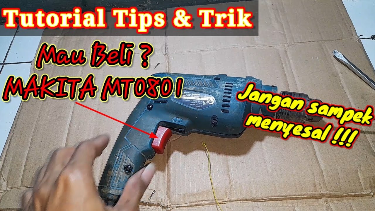 Setelah BONGKAR TOTAL ini pendapat saya Bor Drill MAKITA MT0801 #makita #bor #drill #mt #powertools