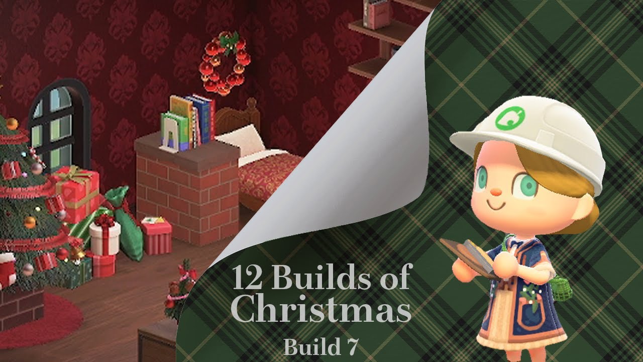 ACNH: Red Christmas Apartment Build Long Play