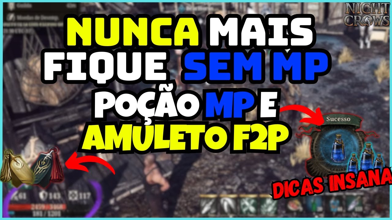 DICA COMO AUMENTAR SEU MP COMPRAR PO&Ccedil;&Atilde;O + DICA DE ITEM F2P INCRIVEL | NIGHT CROWS NFT GAME
