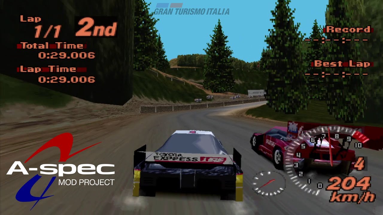 Gran Turismo 2 A Spec Mod (TOYOTA TACOMA VS SUZUKI ESCUDO-PIKES PEAK)