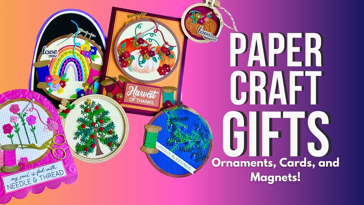 Paper Craft Gifts with Nichol Spohr's  Needlework Collection